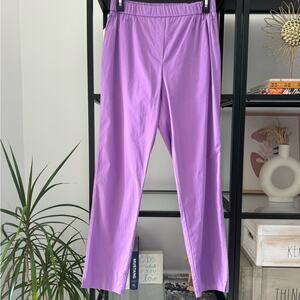 SF/Z/O Sfizio Purple High Rise Straight Leg Elastic Waist Pull-On Pants Size 4